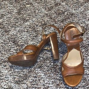 Michael Kors size 6.5 chunky heels